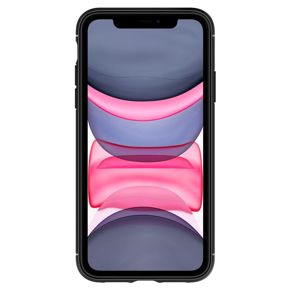 Husa telefon Spigen Rugged Armor, pentru iPhone 12 Mini, negru