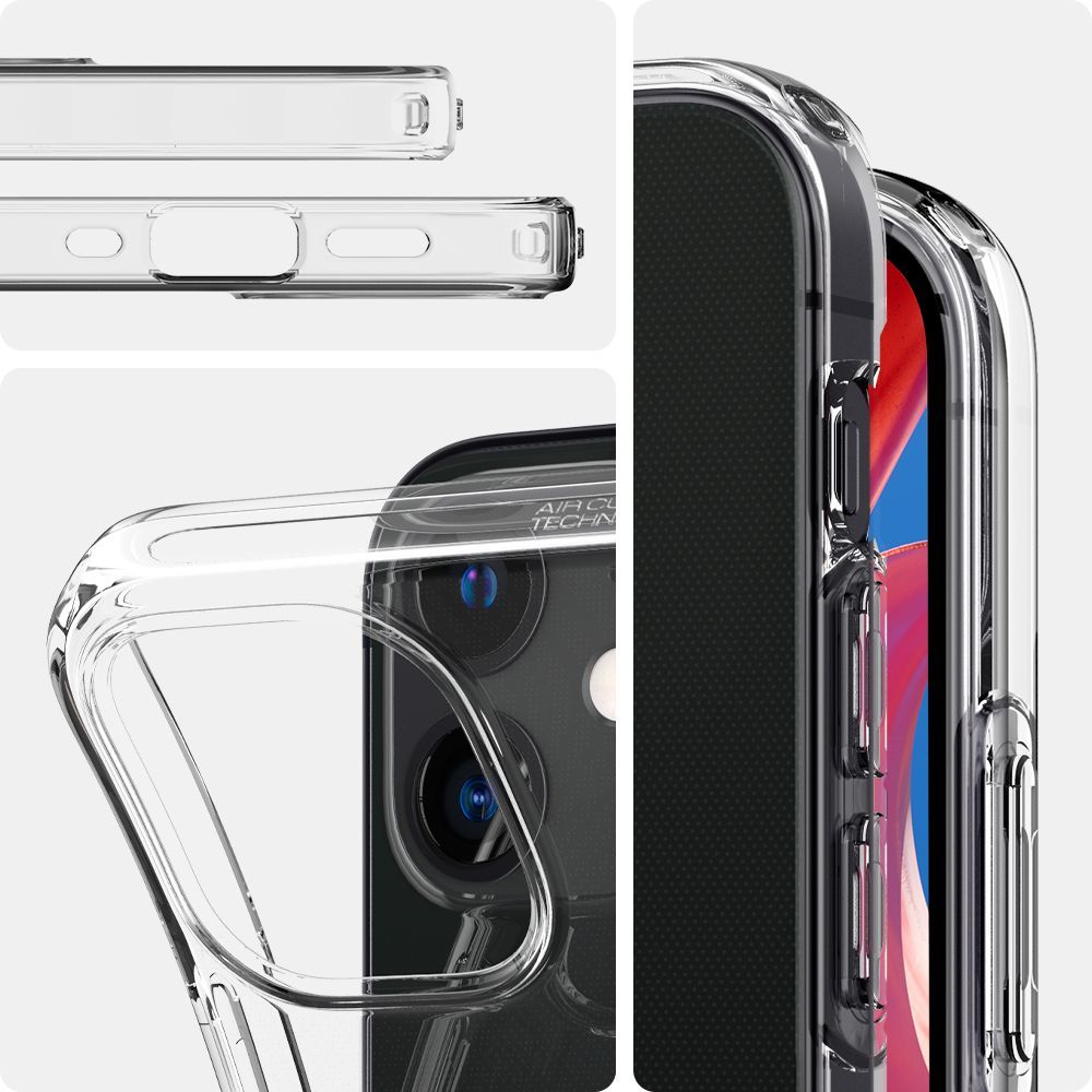 Husa telefon Spigen Crystal Flex, pentru iPhone 12 Mini, transparent