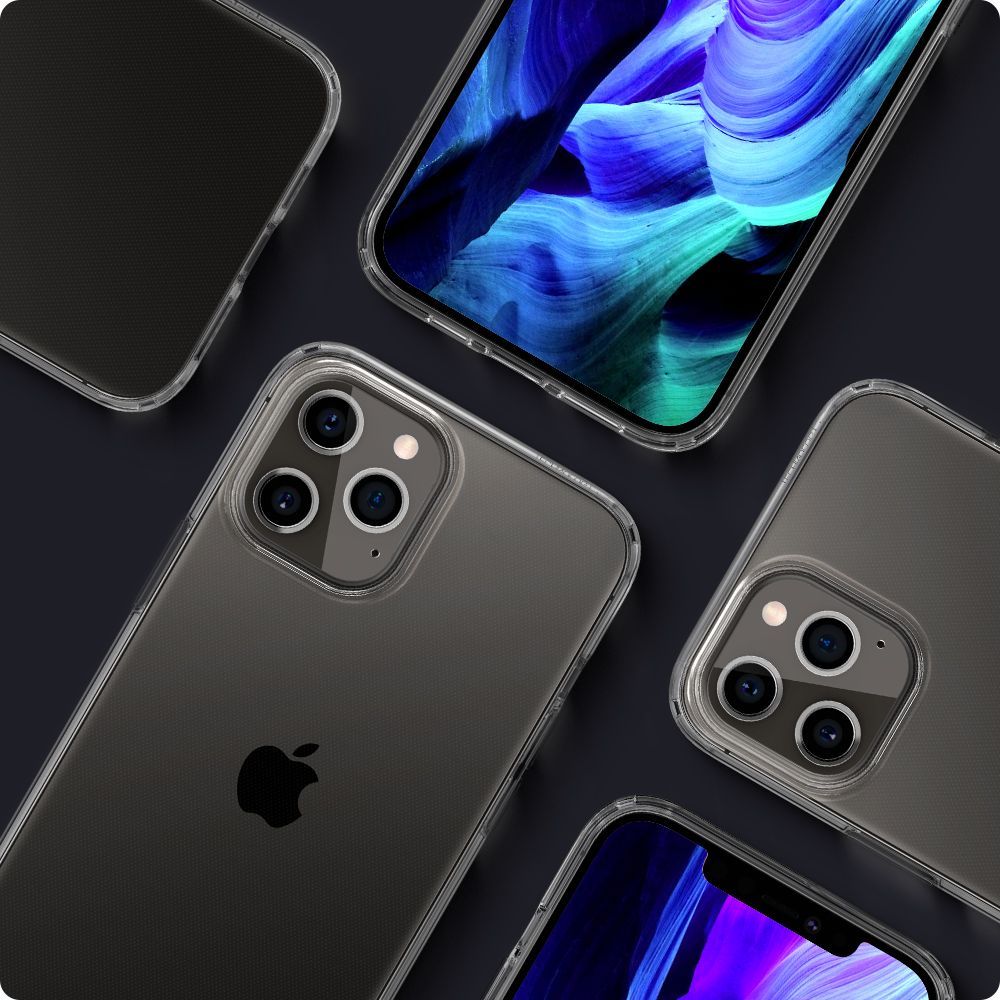Husa telefon Spigen Crystal Flex, pentru iPhone 12 Pro Max, roz