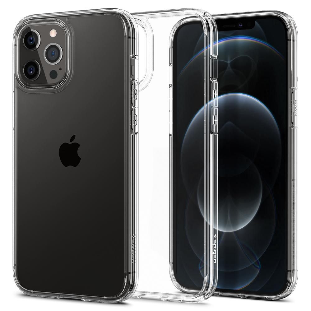 Husa telefon Spigen Ultra Hybrid, pentru iPhone 12 Pro Max, transparenta