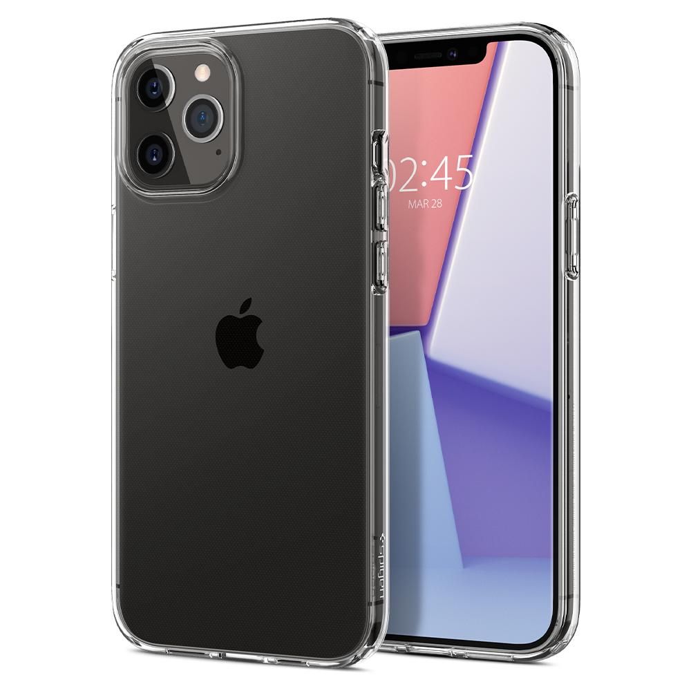 Husa telefon Spigen Liquid Crystal, pentru iPhone 12 Pro Max, transparenta