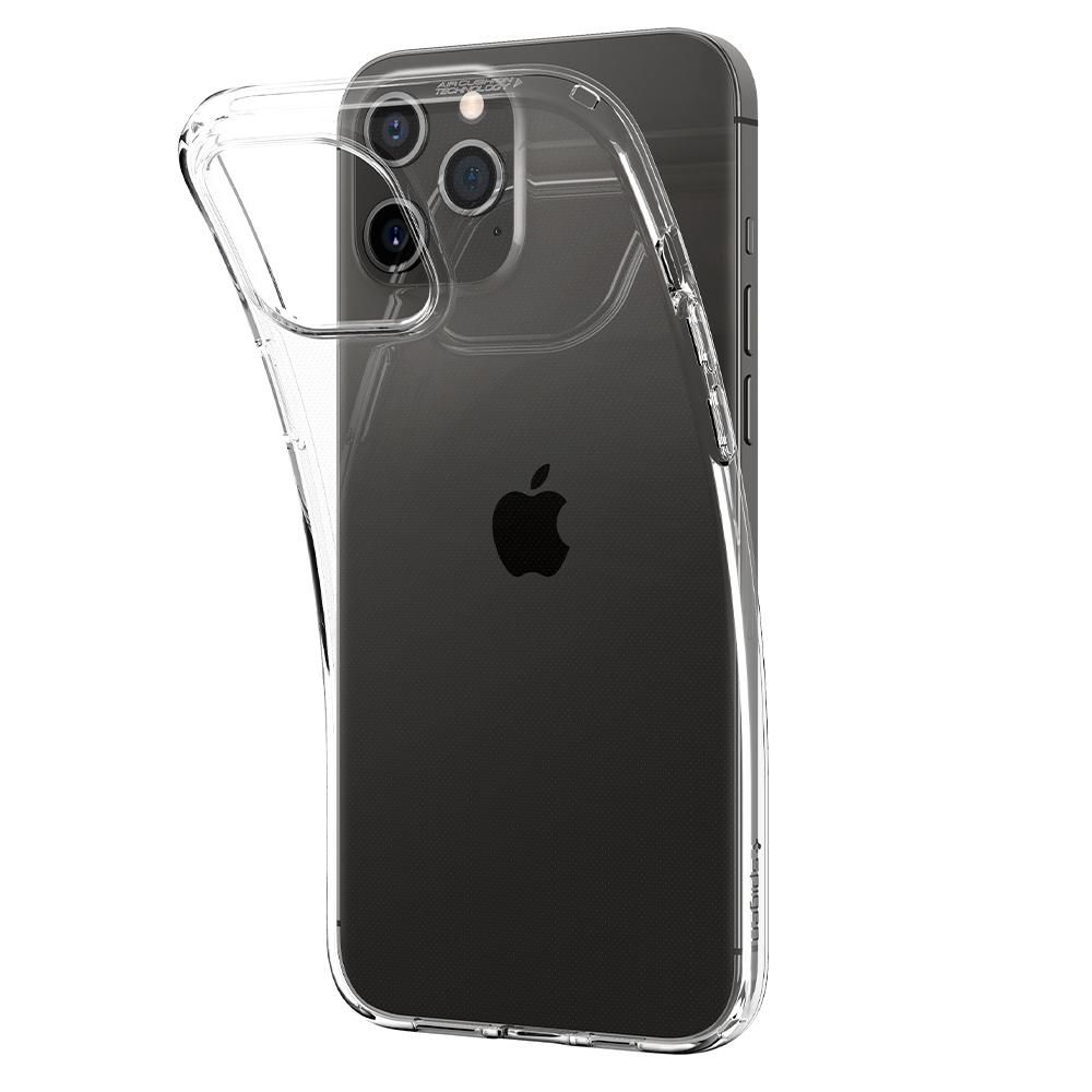 Husa telefon Spigen Liquid Crystal, pentru iPhone 12 Pro Max, transparenta