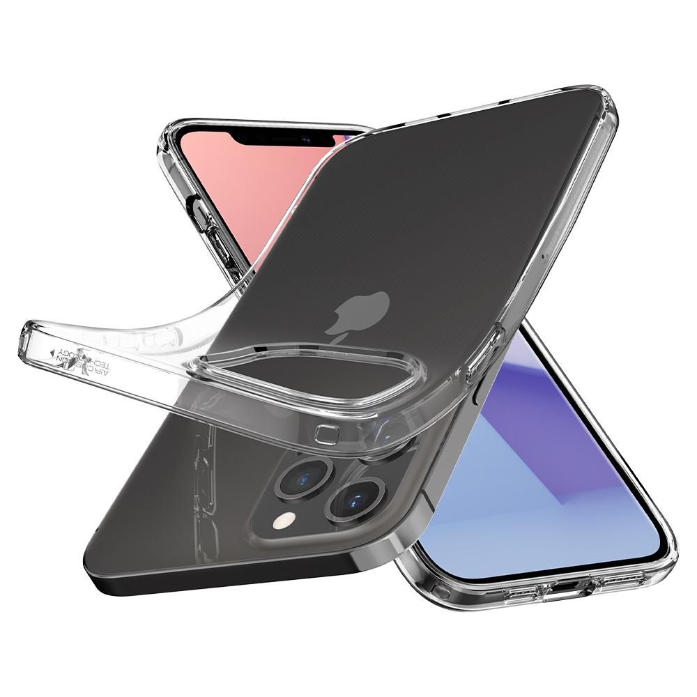 Husa telefon Spigen Liquid Crystal, pentru iPhone 12 Pro Max, transparenta