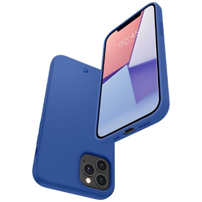 Husa telefon Cyrill by Spigen Silicon, pentru iPhone 12 Pro Max, albastru