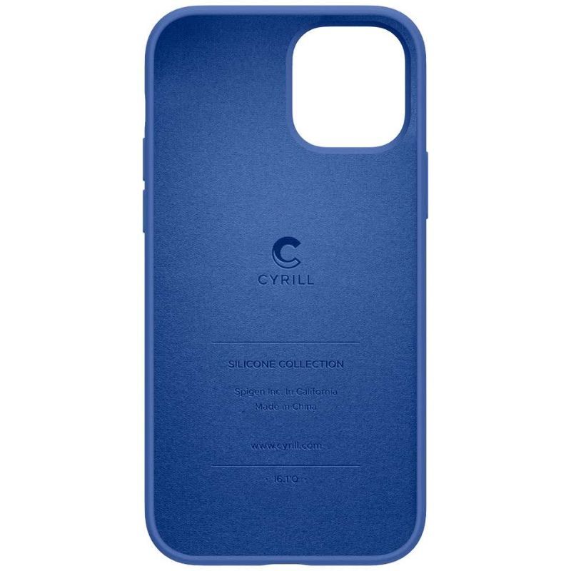 Husa telefon Cyrill by Spigen Silicon, pentru iPhone 12 Pro Max, albastru