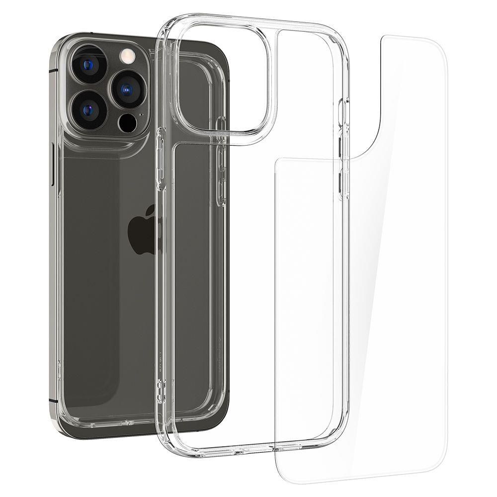 Husa telefon Spigen Quartz Hybrid, pentru iPhone 13 Pro, transparent