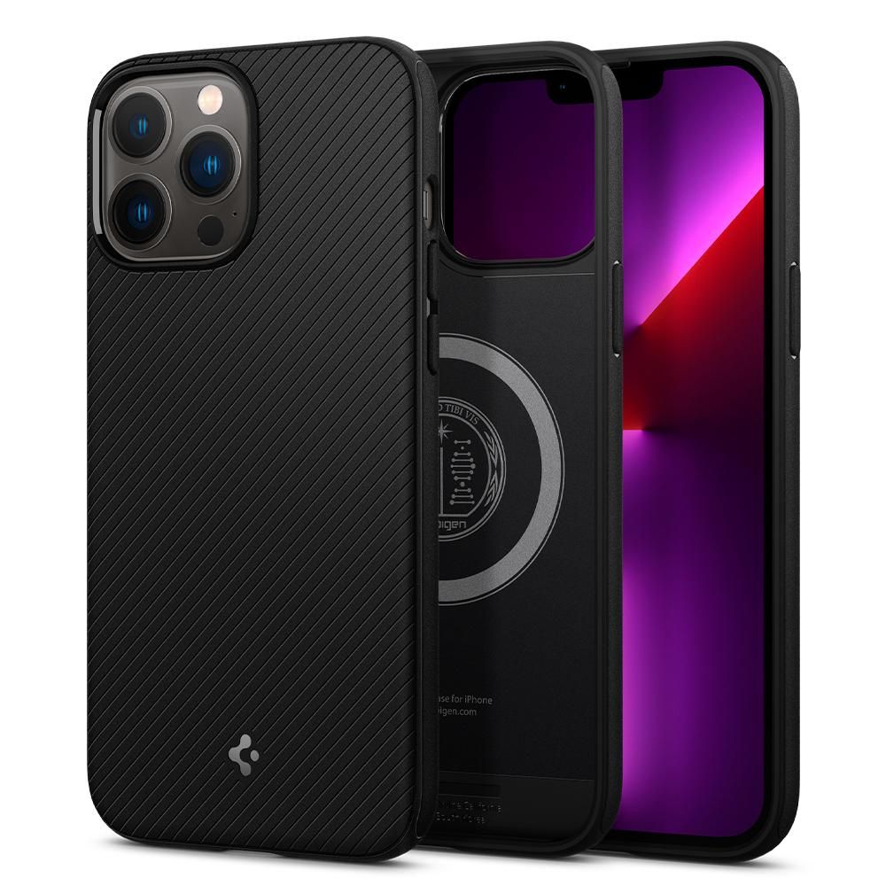 Husa telefon Spigen Mag Armor MagSafe, pentru iPhone 13 Pro Max, negru