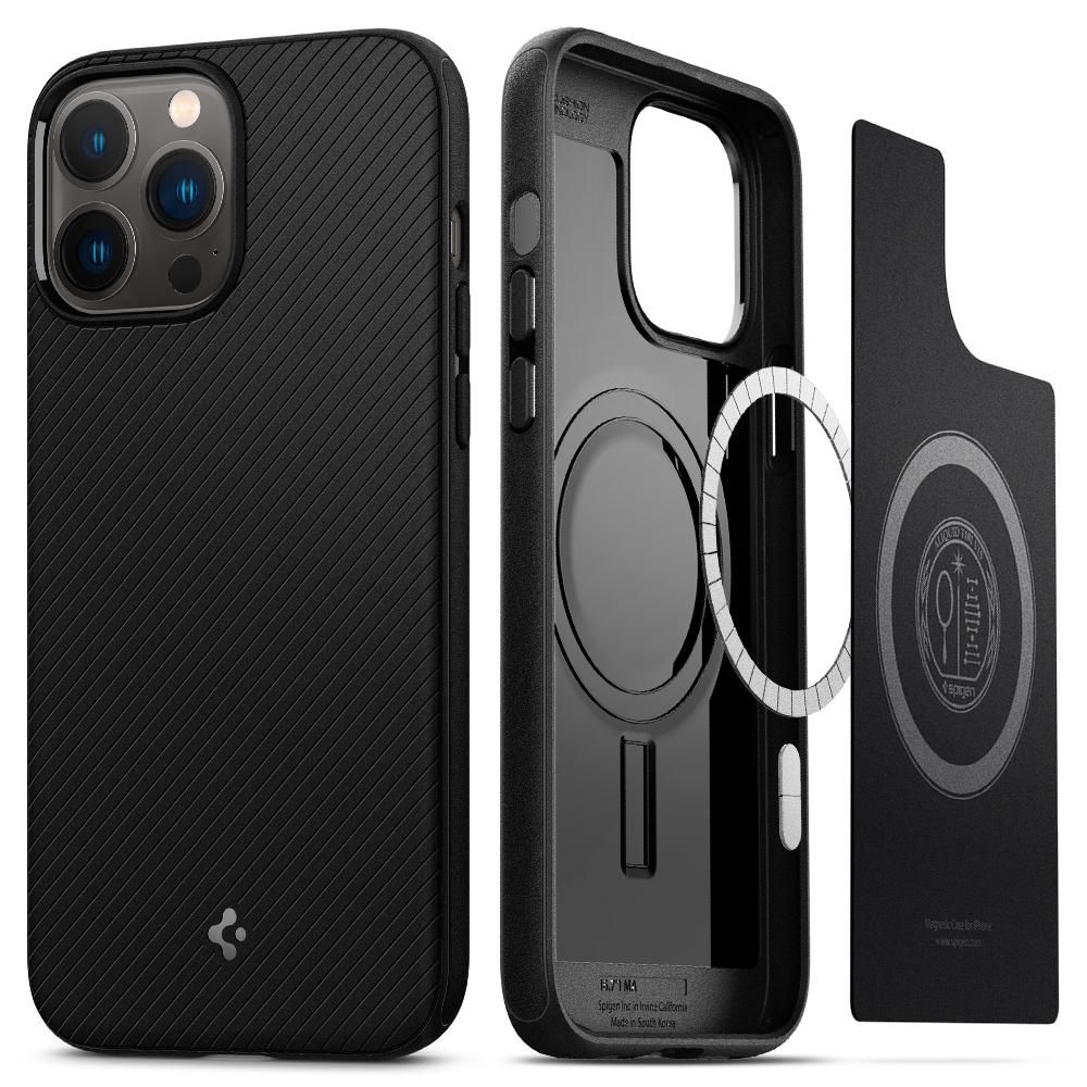 Husa telefon Spigen Mag Armor MagSafe, pentru iPhone 13 Pro Max, negru