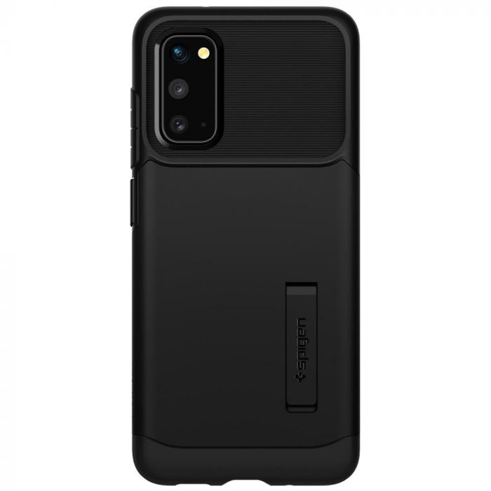 Husa telefon Spigen Slim Armor, pentru Samsung Galaxy S20, negru