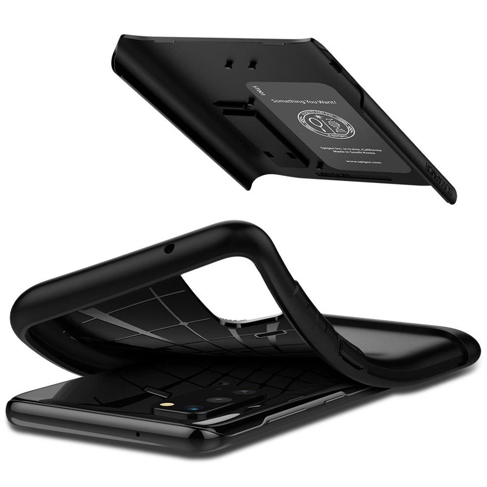 Husa telefon Spigen Slim Armor, pentru Samsung Galaxy S20, negru