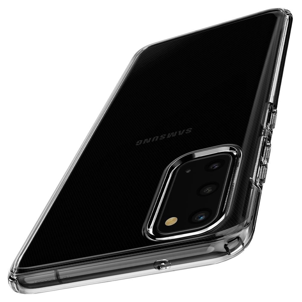 Husa telefon Spigen Liquid Crystal, pentru Samsung Galaxy S20, transparent