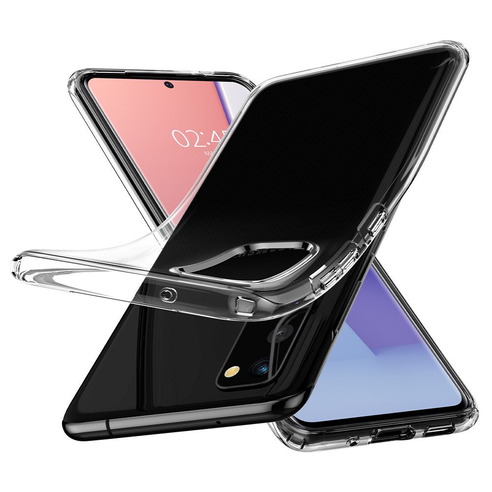 Husa telefon Spigen Crystal Flex, pentru Samsung Galaxy S20, transparenta