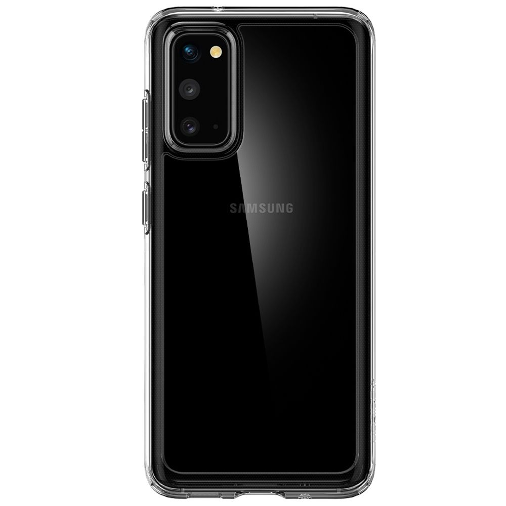 Husa telefon Spigen Crystal Hybrid, pentru Samsung Galaxy S20, transparenta