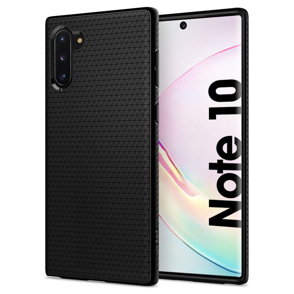 Husa telefon Spigen Liquid Air, pentru Samsung Galaxy Note 10, negru