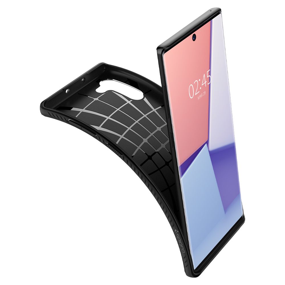 Husa telefon Spigen Liquid Air, pentru Samsung Galaxy Note 10, negru