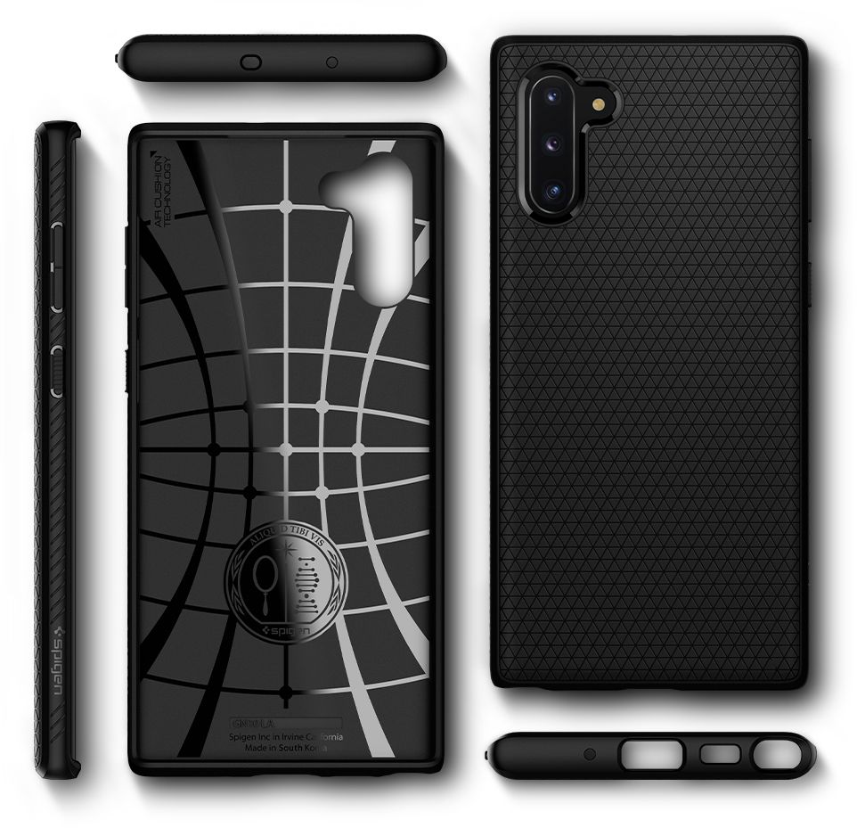 Husa telefon Spigen Liquid Air, pentru Samsung Galaxy Note 10, negru