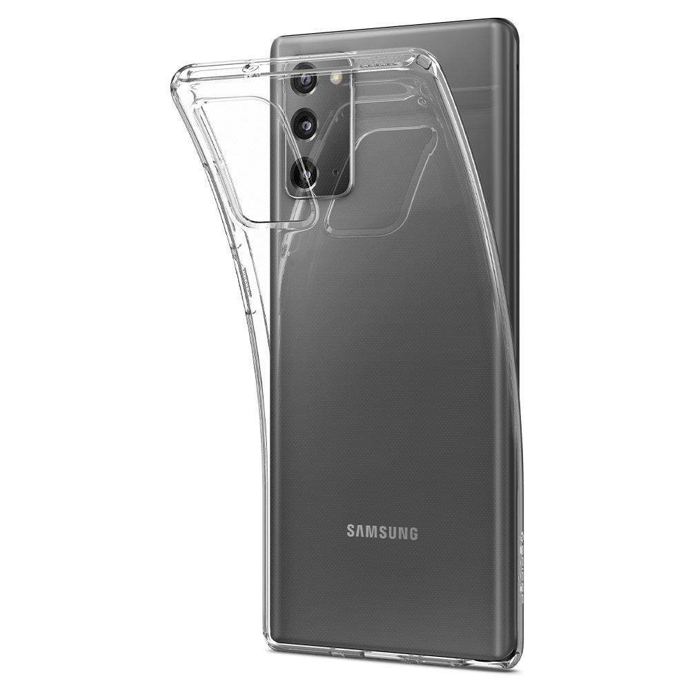 Husa telefon Spigen Liquid Crystal, pentru Samsung Galaxy Note 20, transparent