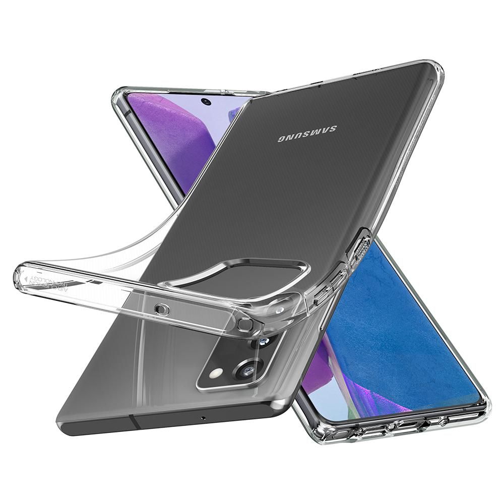 Husa telefon Spigen Liquid Crystal, pentru Samsung Galaxy Note 20, transparent