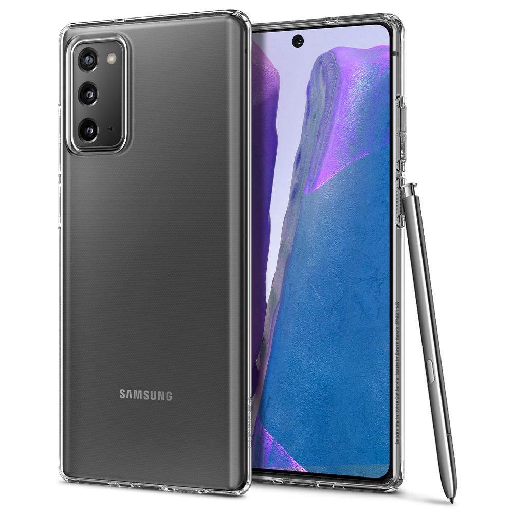 Husa telefon Spigen Liquid Crystal, pentru Samsung Galaxy Note 20, transparent