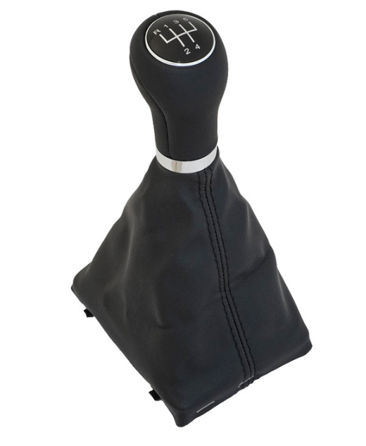 Nuca pentru schimbator, cu manson, MEGA DRIVE 31260, piele ecologica, Audi A4 B8, Audi A5 8T3, Audi Q5, 5 trepte