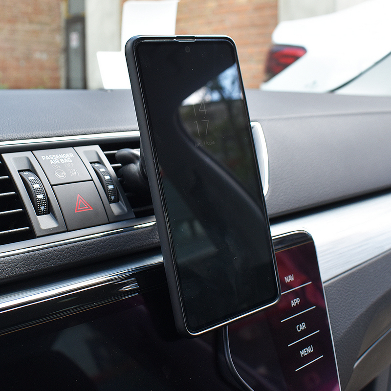 Suport auto pentru telefon, MEGA DRIVE 02804, magnetic, cu fixare in grila de ventilatie, rotatie 360 grade