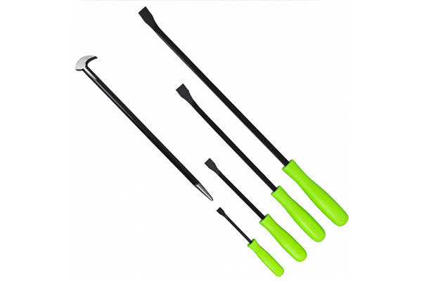 Set 5 leviere pentru vulcanizare JBM 09957, cu manere din plastic, lungime 60 cm, 43 cm, 38 cm, 28 cm, 18 cm
