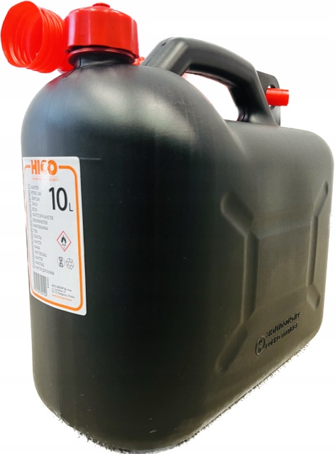 Canistra din plastic, HICO KAN002, pentru combustibil, volum 10 litri