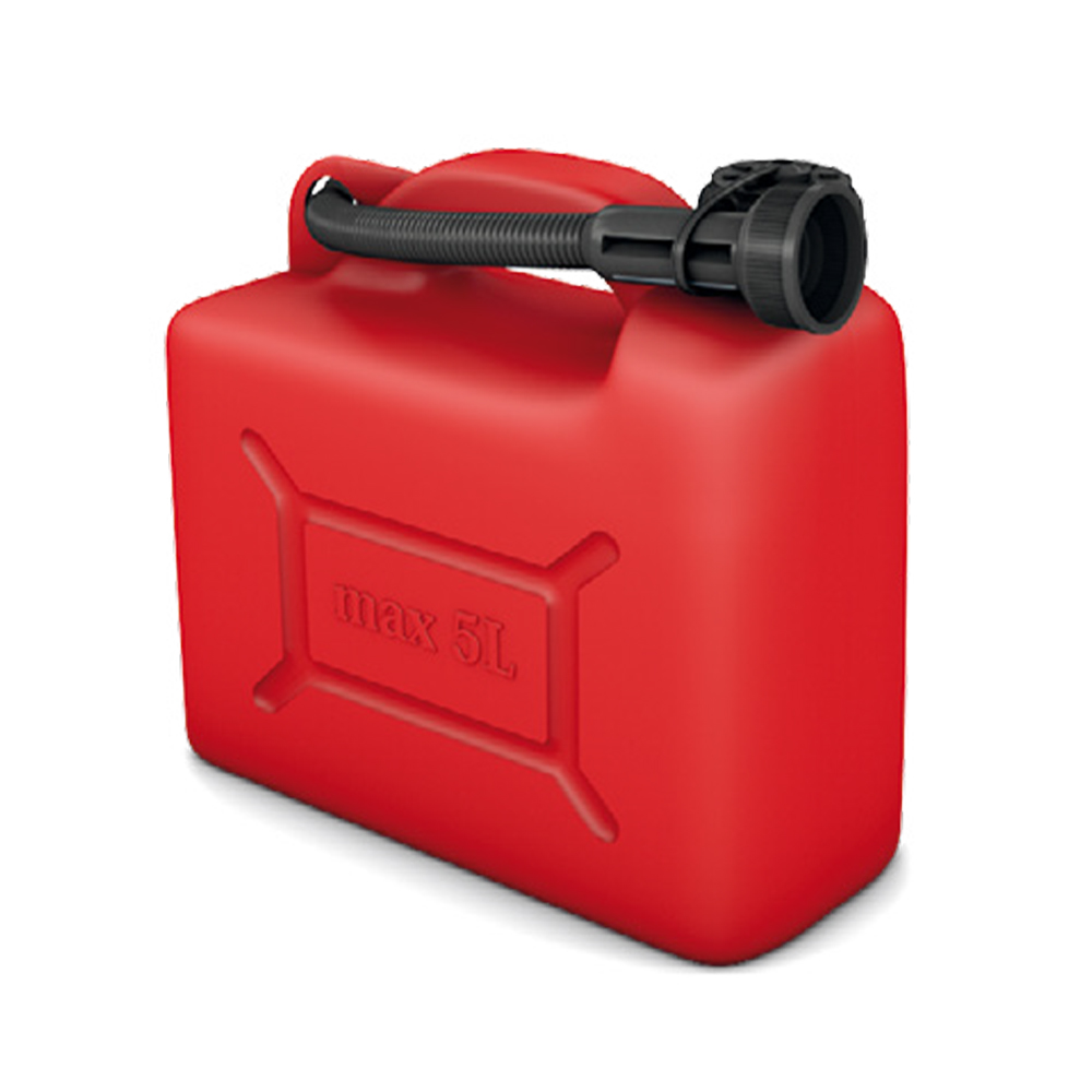 Canistra din plastic, HICO KAN001/HIC, pentru combustibil, volum 5 litri