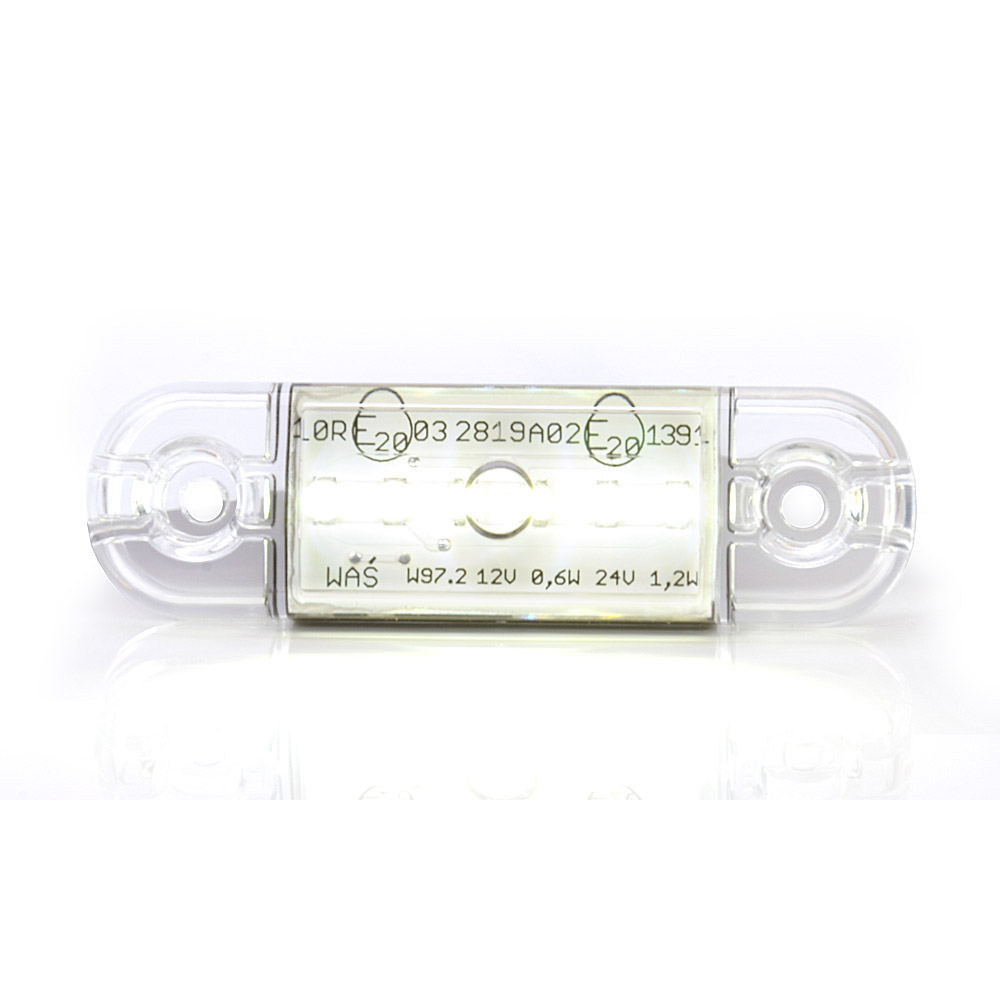 Lampa gabarit LED, WAS 43415, 713 W97.2, 12V-24V, pozitie, alb