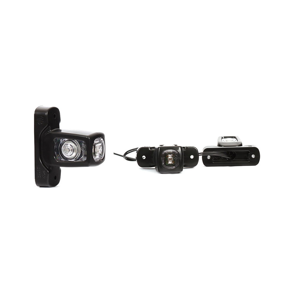 Lampa gabarit LED 286, WAS 43395, W62, 12V-24V, pozitie alb, rosu, portocaliu
