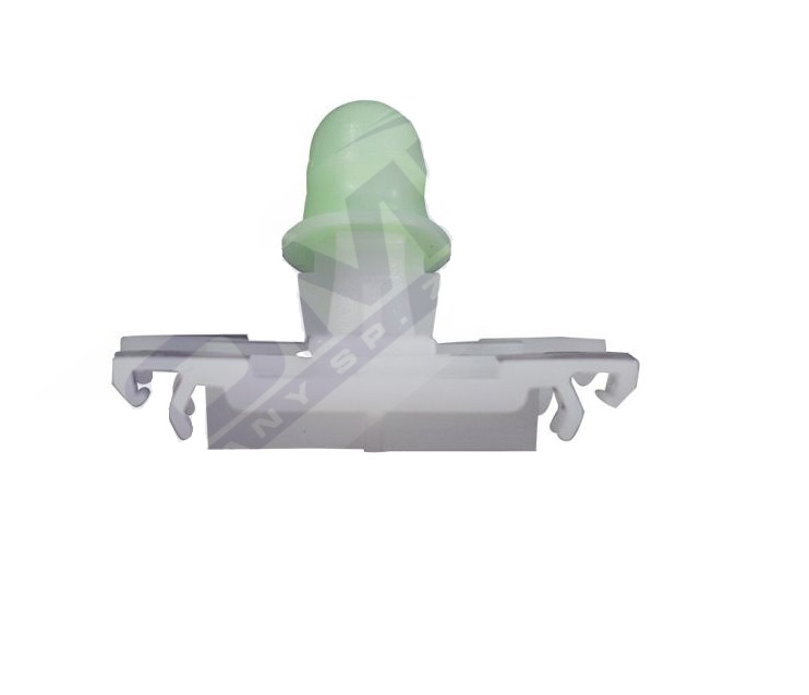 Set 10 bucati clips fixare elemente exterioare, ROMIX 12620, pentru VW, alb