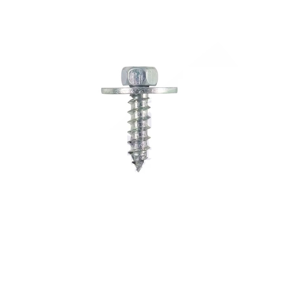 Set 10 bucati suruburi cu saiba, ROMIX 61679, metalice, Ford Opel, 5.5 x 19 mm
