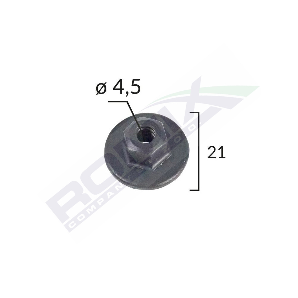 Set 10 bucati piulite, ROMIX 41278Z, BMW, Mercedes, Mini, VW, Opel, negru, 21 mm