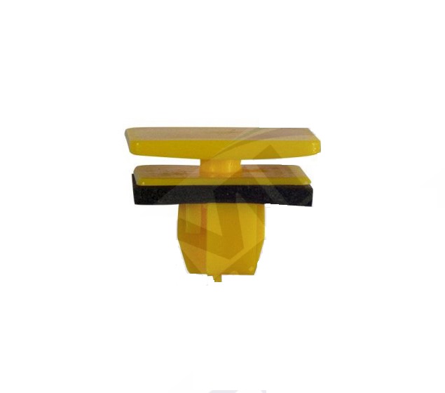 Set 10 bucati clipsuri fixare elemente exterioare, ROMIX 80106, pentru Hyundai, 9.3 x 14.8 mm, galben