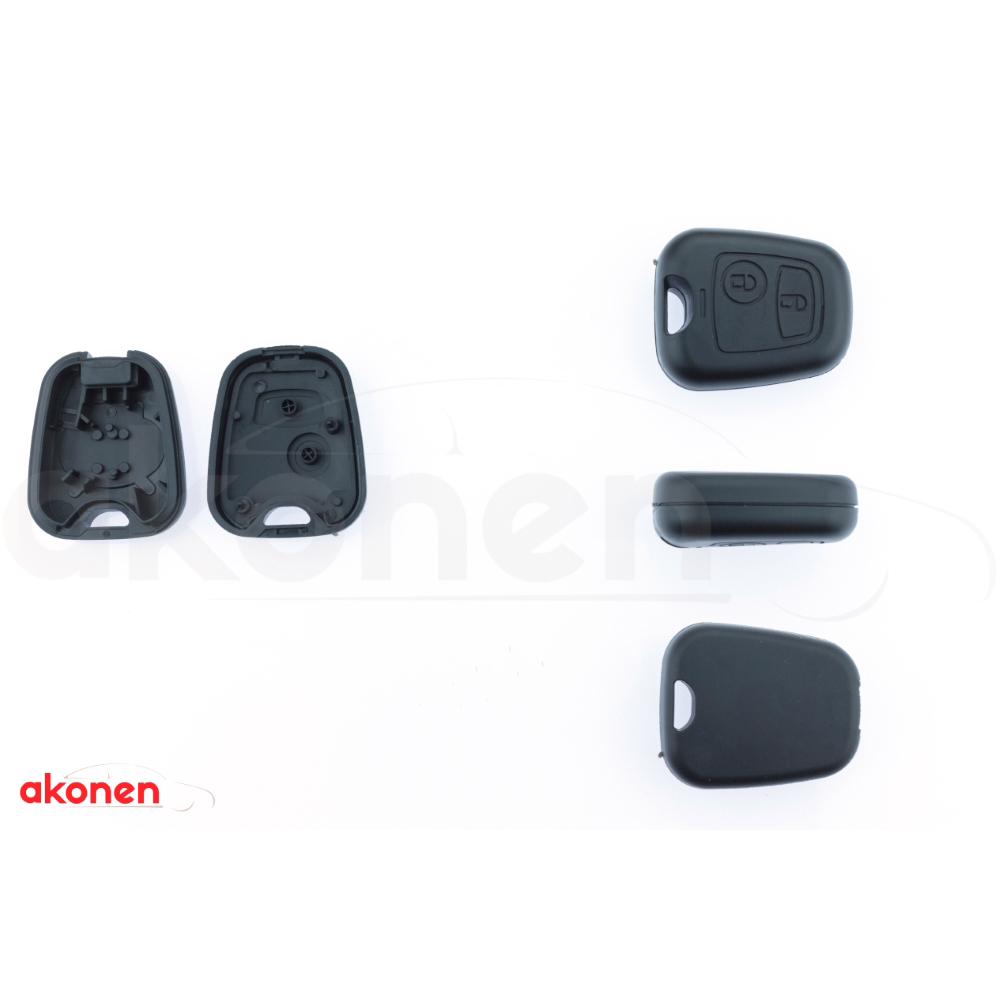 Carcasa cheie contact, AKONEN 54142, pentru Citroen Berlingo, C1, C2, C3, C5, Saxo, Xsara Picasso, 2 butoane, fara cheie