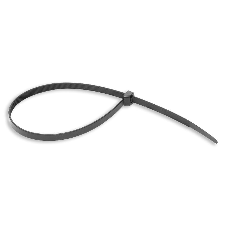 Set 100 bucati coliere cabluri, ROMIX 60204, universale, 5 x 370 mm, negre