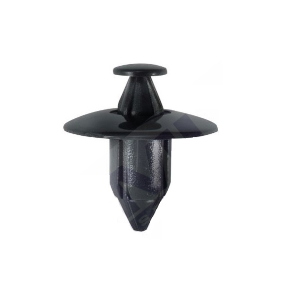 Set 10 bucati clipsuri fixare, ROMIX B16782, pentru Honda, Suzuki, Volvo, 8 x 13.4 mm, negru