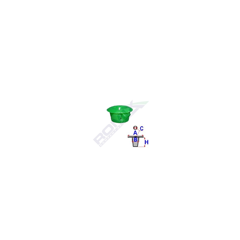 Set 10 bucati clipsuri tapiterie, ROMIX C50871-RMX, pentru BMW