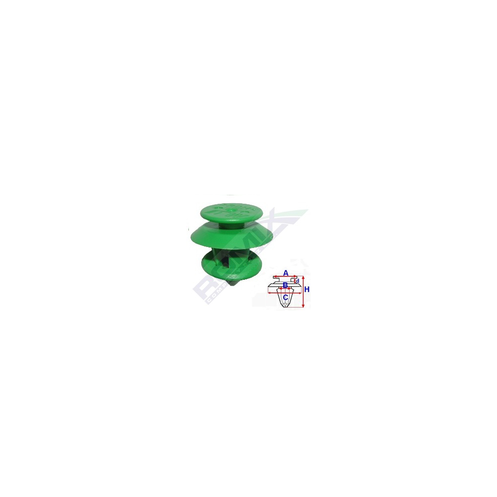 Set 10 bucati clipsuri tapiterie, ROMIX C60436-RMX, pentru Mercedes Benz