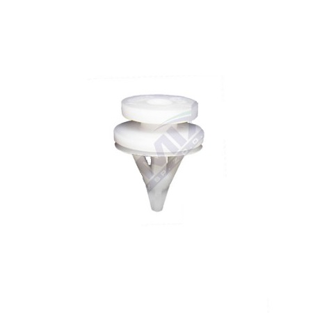 Set 10 bucati clipsuri tapiterie, ROMIX 11383, pentru Renault, alb