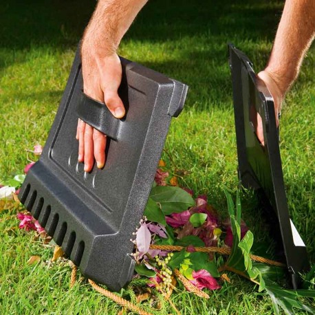 Compostor pentru gradina, fara baza, KETER Eco 231598, capacitate 650 litri, negru, polipropilena