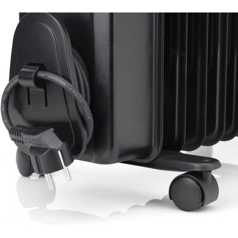 Calorifer electric cu ulei BLACK & DECKER BXRA2300E, 2400 W, 11 elementi, 2 trepte incalzire, negru