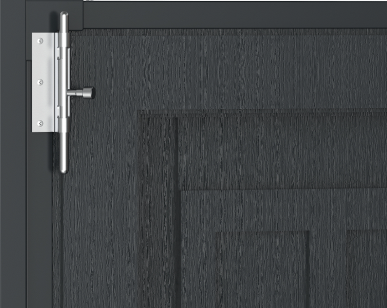 Casuta de gradina cu 2 usi DURAMAX Yard Mate Plus 35525, 161 x 171 cm, fara fereastra, structura metalica, material policlorura de vinil