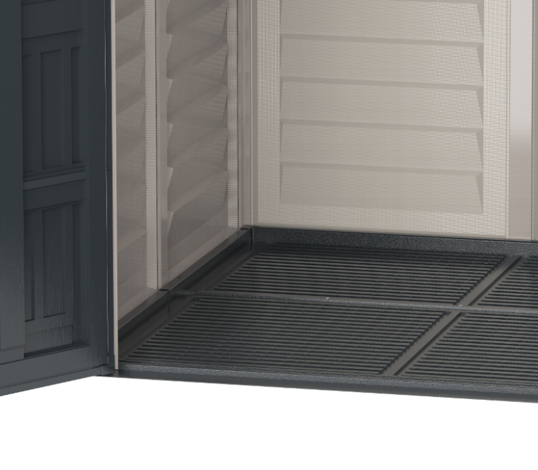 Casuta de gradina cu 2 usi DURAMAX Yard Mate Plus 35825, 161 x 250 cm, fara fereastra, structura metalica, material policlorura de vinil