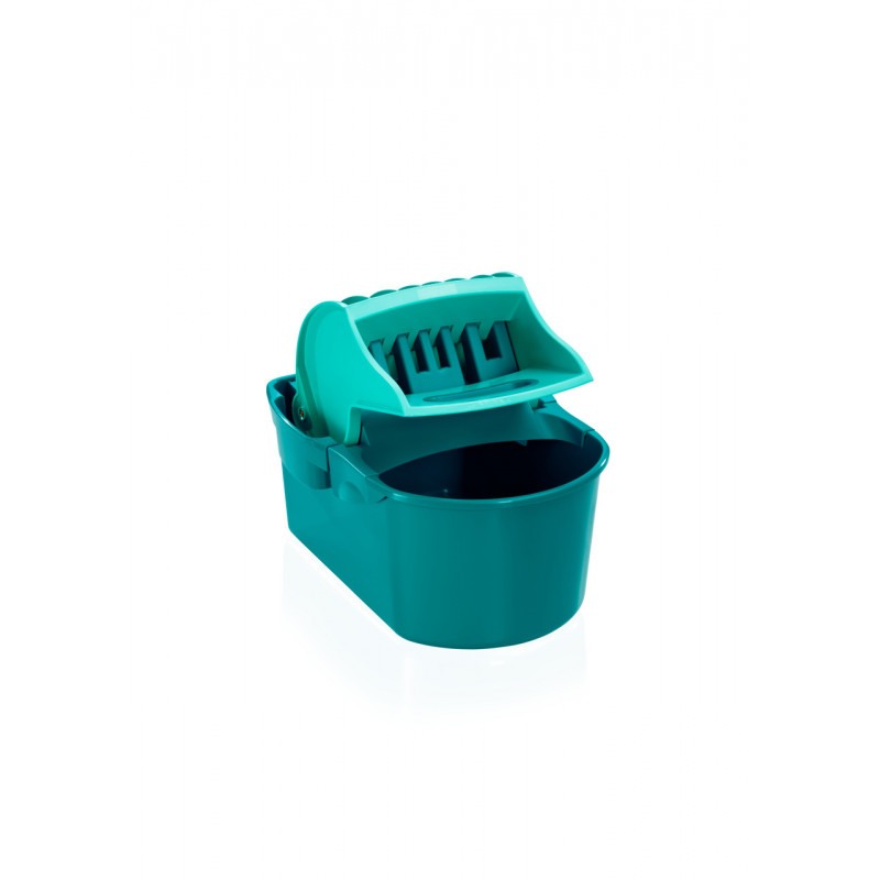 Set pentru curatenie Leifheit Profi Compact 55092, mop, storcator si galeata, capacitate 8 litri, albastru