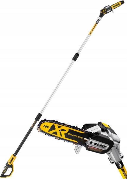 Fierastrau cu lant cu brat extensibil, profesional, DeWALT DCMPS567N, lungime lama 20 cm, lungime brat extins 4.5 m, fara acumulator, fara incarcator
