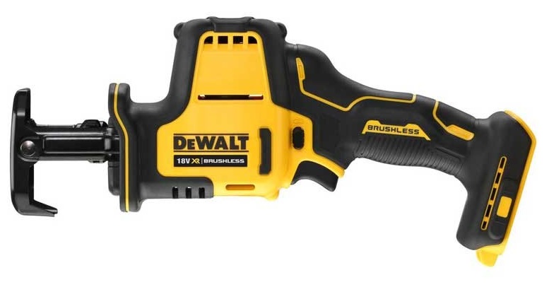 Fierastrau sabie DeWALT DCS369N, motor Brushless, adancime maxima taiere 90 mm, 2800 cpm, alimentare 18V, fara acumulator, fara incarcator