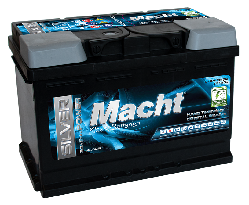 Baterie auto MACHT Silver Power 19543, tensiune 12 V, amperaj 70 Ah, curent pornire 700 A, 278 x 175 x 175 mm
