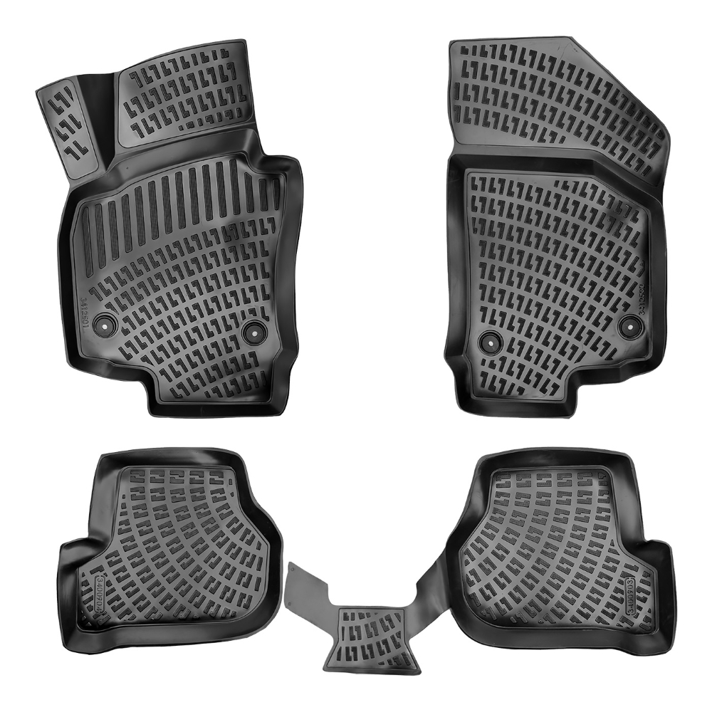 Set covorase auto din cauciuc, UMBRELLA 59676, pentru Seat Leon II 2005-2012