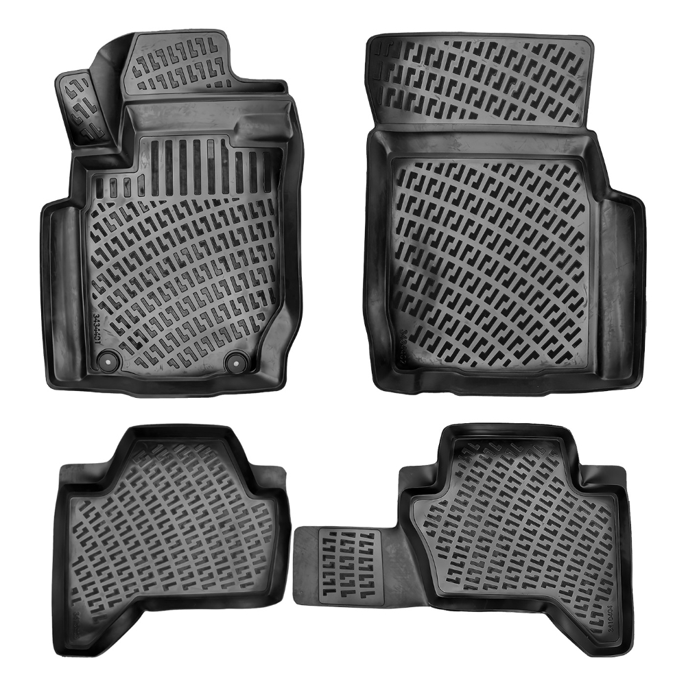 Set covorase auto din cauciuc, UMBRELLA 58917, pentru Mitsubishi L200, Triton Blizzard 2015-2019, 2019-